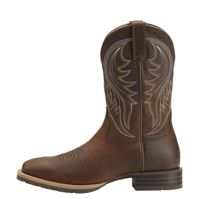 Ariat Western: Hybrid Rancher Botas Western Hombre - Marrones Oscuro (JKPUZ0829)